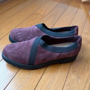 Clarks Artisan Bellevue Cedar Suede Slip on Shoes Women’s Size 8.5 NEW Cushioned